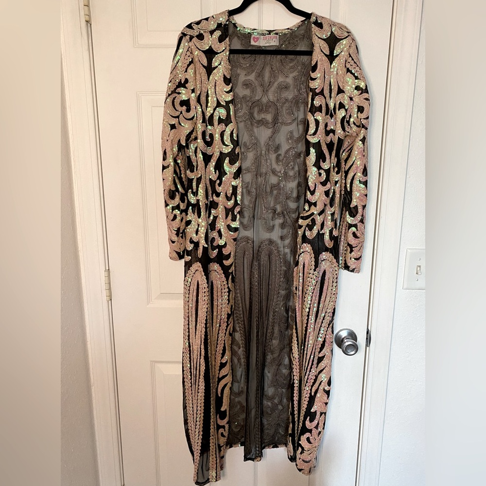 NWOT Sequin Duster